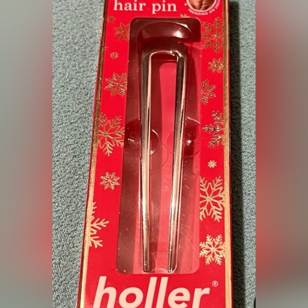 Holler and Glow So Classy French Hair Pin Silver Only